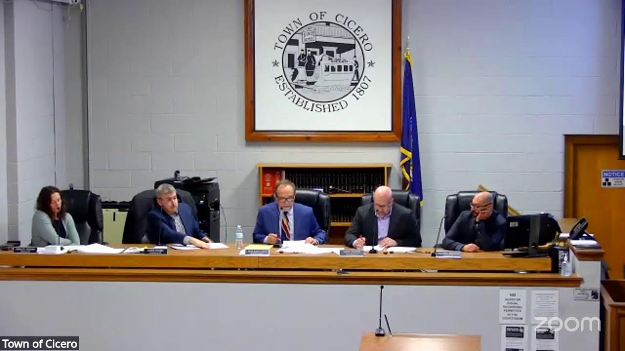 Town of Cicero Town Board Meeting January 5, 2026