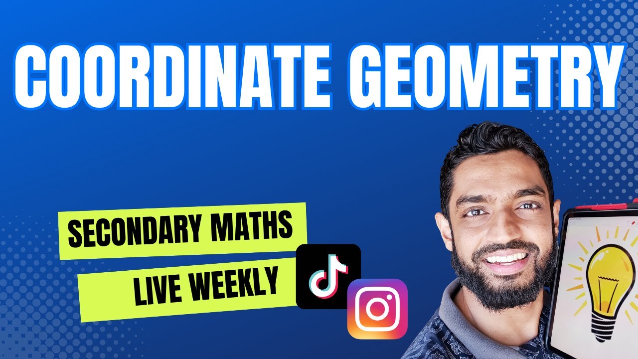 Coordinate Geometry | Secondary Maths Series | MasterMaths Weekly Live Tutorial