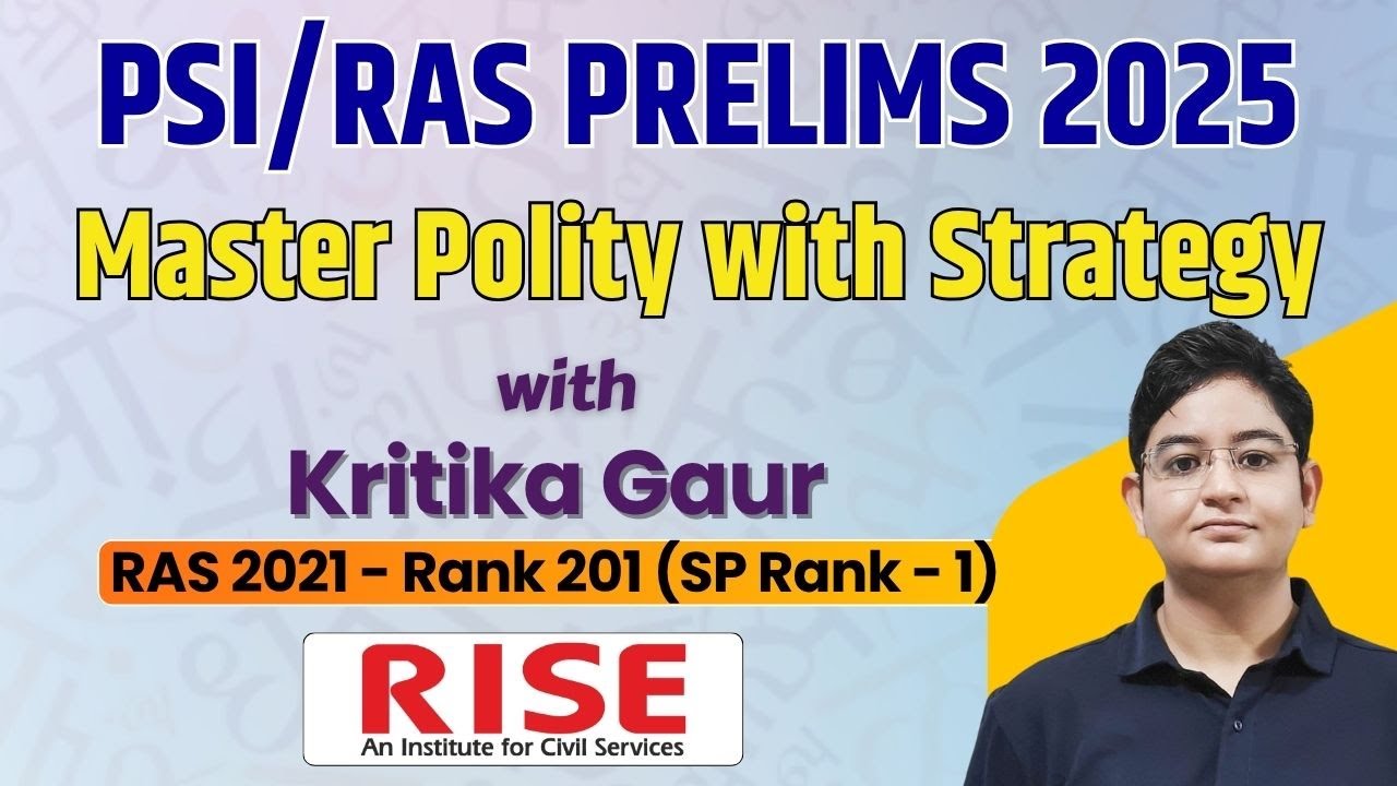 Rajasthan Polity | Indian Polity - Questions Trend & Strategy | RAS Prelims | Rajasthan Police SI