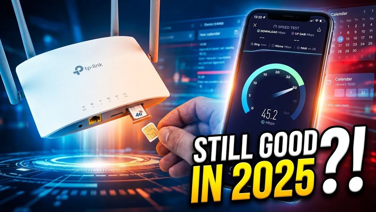 TPLink WiFi 4G SIM Router TL-MR100 Review and Setup  &ndash; Still Good in 2025?