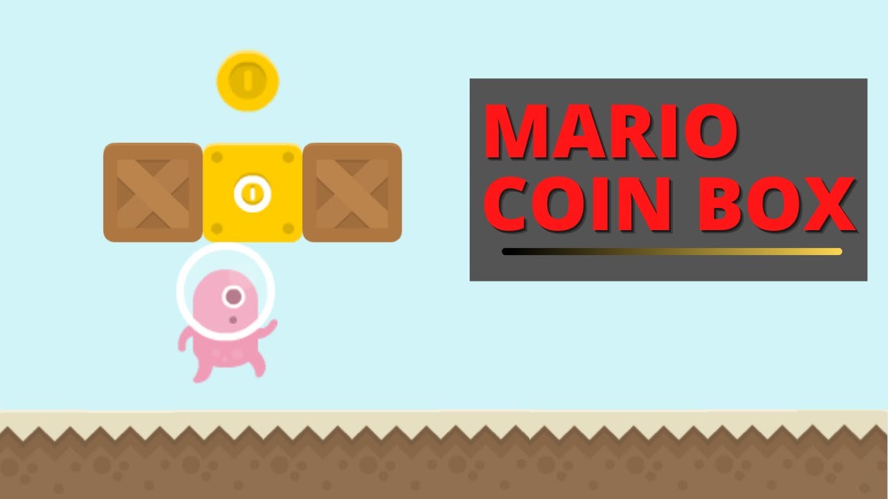How to create a mario coin box in GDevelop 5