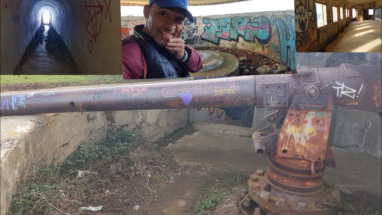Ca&ntilde;ones, Trincheras y bunkers en (Punta Lucero) Pais Vasco)