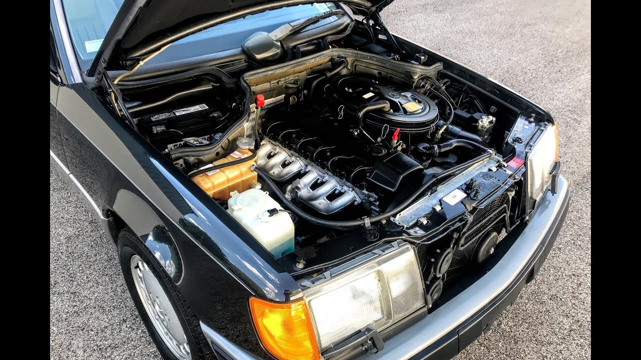 1988 Mercedes 300CE - Engine Bay