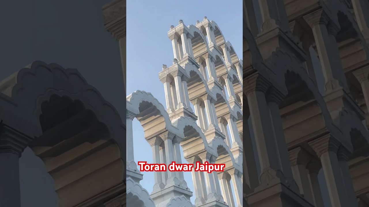Toran dwar patrika gate Jaipur #love #jaipur #travel #beautifulpalace