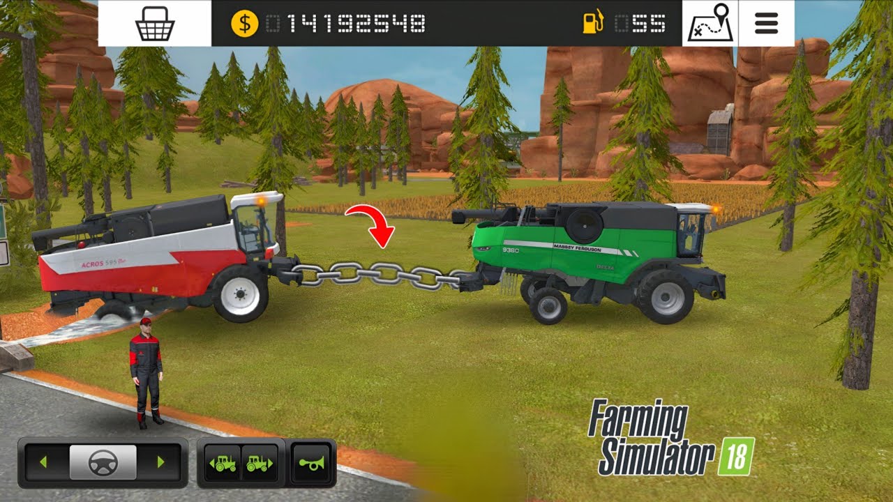 Fs 18 Toching Harvesters Gameplay ! Farming Simulator 18 Harvesting ! Timelapse : #fs18 