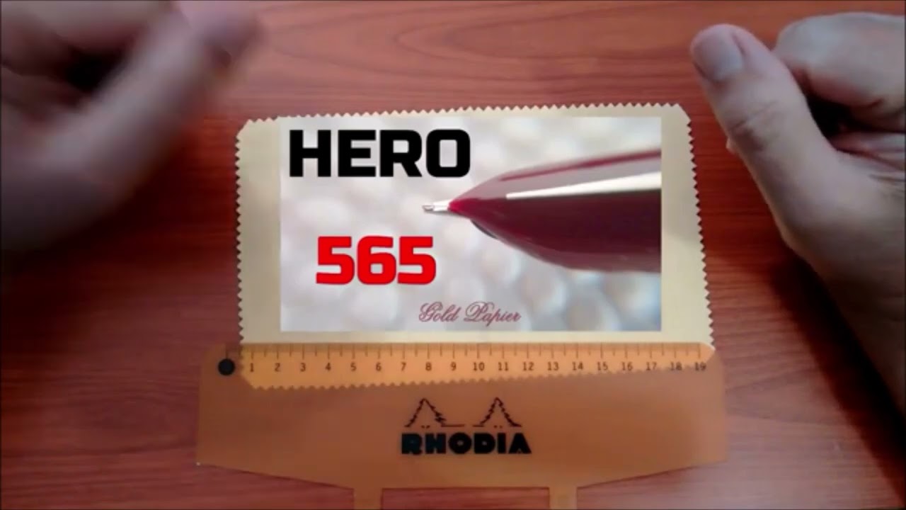 Hero 565 & 616 Fountain Pen - Affinati, GoldPapier, Stilorso - CSR