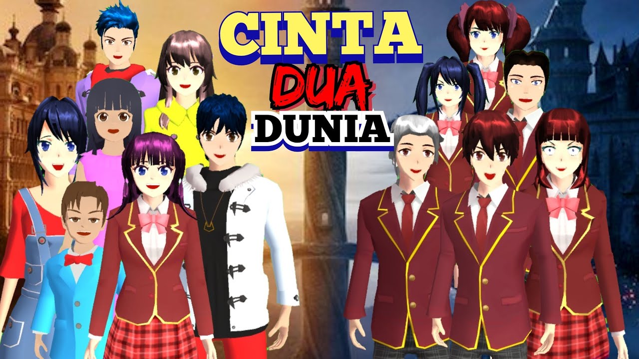 HARI PERTAMA DEWI DAFTAR SEKOLAH || CINTA DUA DUNIA ( P1 ) || SAKURA SCHOOL SIMULATOR