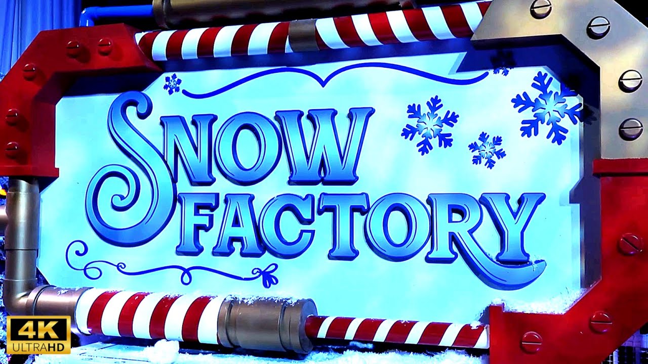 [NEW] ICE Snow Factory 2025 Alpine Village At ICE Gaylord Palms Resort Orlando Kissimmee Florida