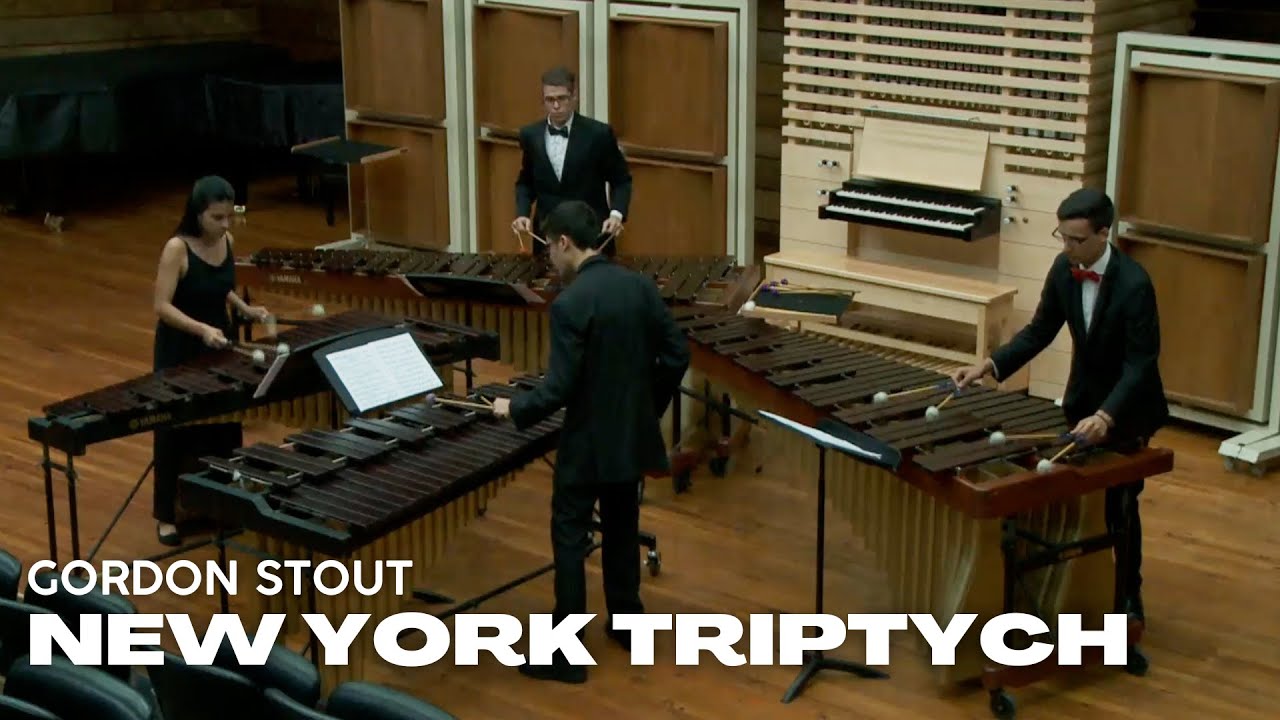 NEW YORK TRIPTYCH | Gordon STOUT | Ensamble de Percusión CATATUMBO