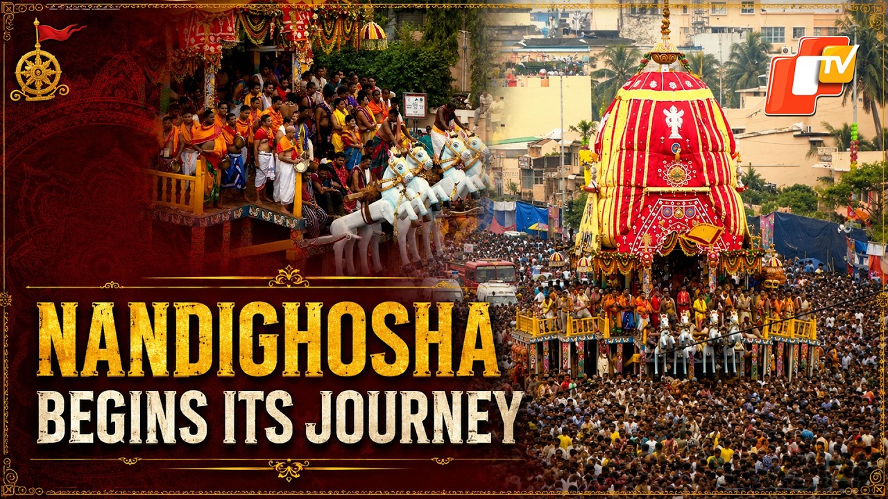 Puri Rath Yatra 2026: Lord Jagannath&rsquo;s Nandighosha Chariot Rolls Forward Amid Lakhs Of Devotees