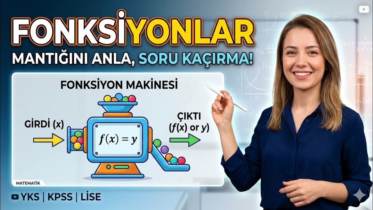 Fonksiyonlar ✨ | Sıfırdan Zirveye🚀 |+1 cepte 🌟| Matematik | TYT - KPSS - ALES - DGS