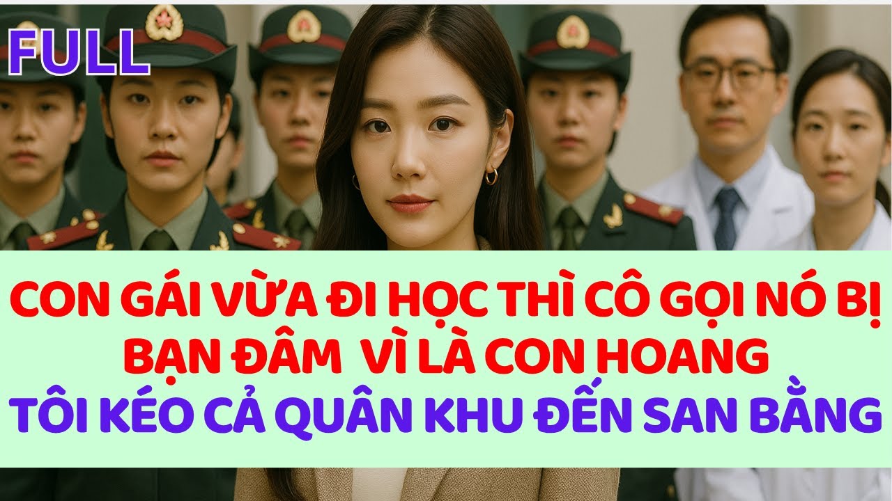 Con gái vừa đi học thì cô gọi nói bị bạn đâ/m vì nghĩ là con hoang, tôi kéo cả quân khu đến san bằng