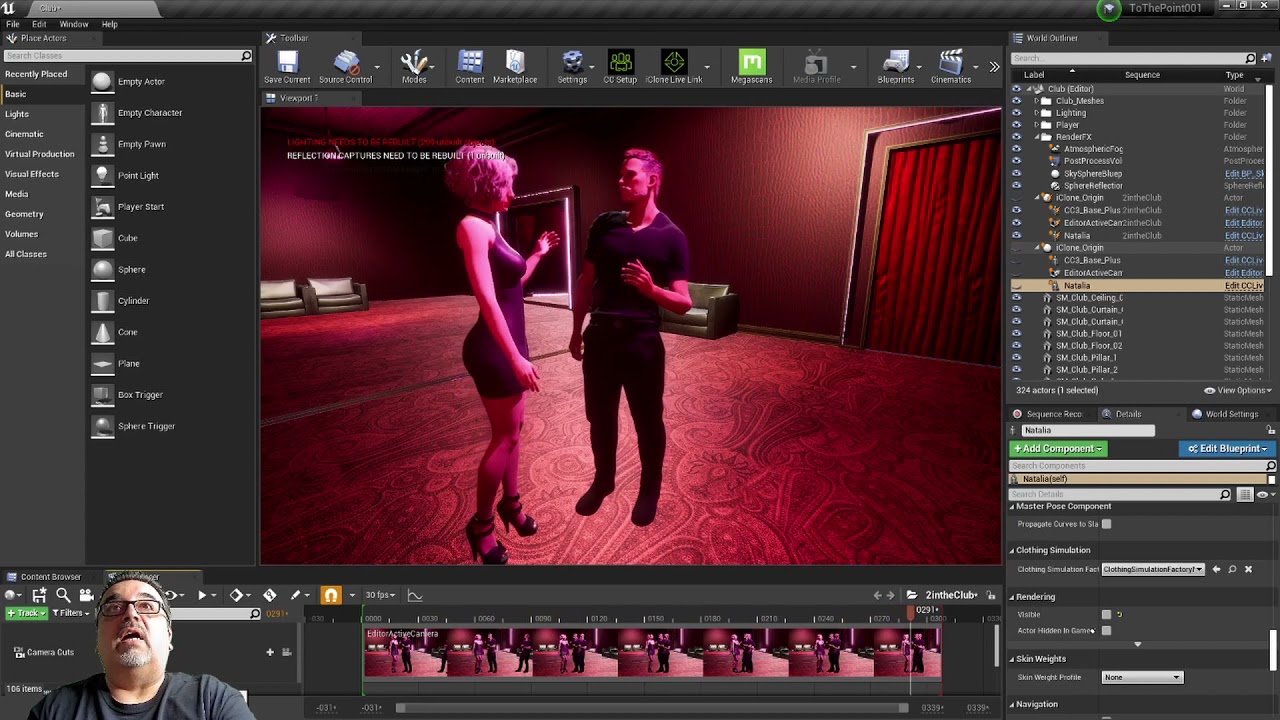 RECORD ANIMATION TO UNREAL ENGINE 4.26 - Via CC3, iClone 7, Unreal Engine 4 Workflow - PART 2