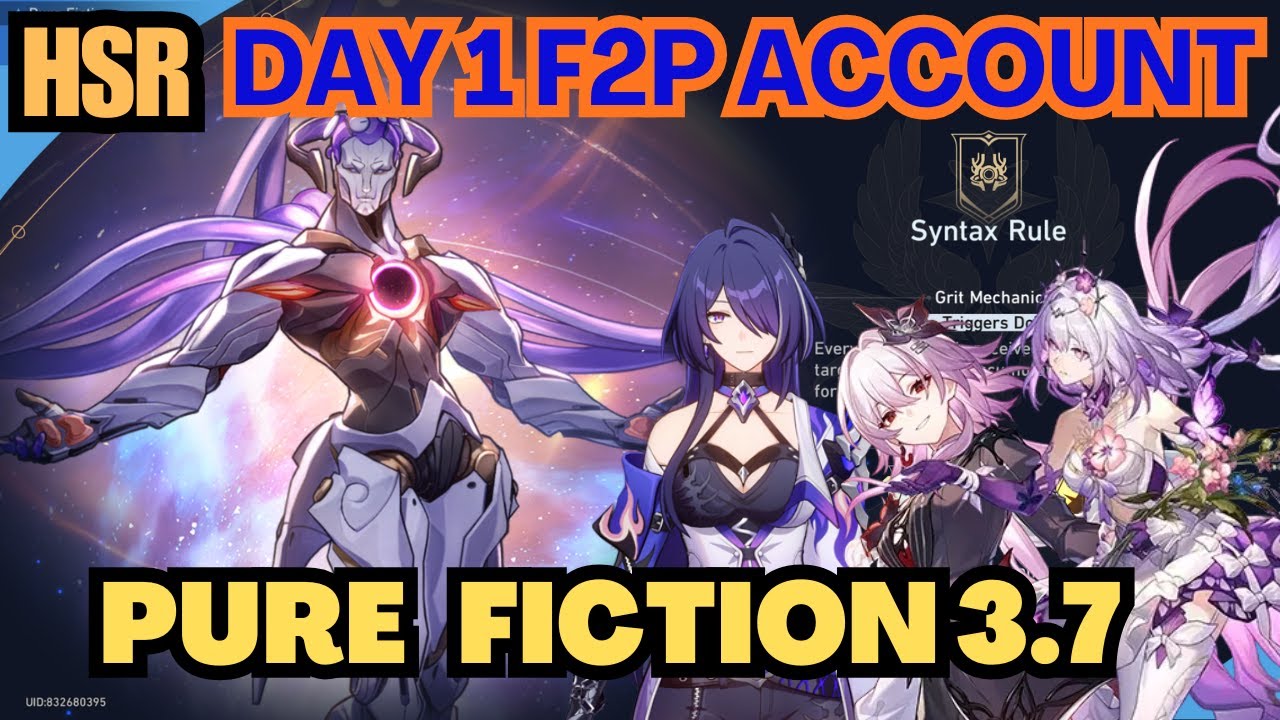 Pure Fiction ALL-Star Clear | E0S1 Ахерон и Касторис Керри | Бесплатная учетная запись HSR первог...