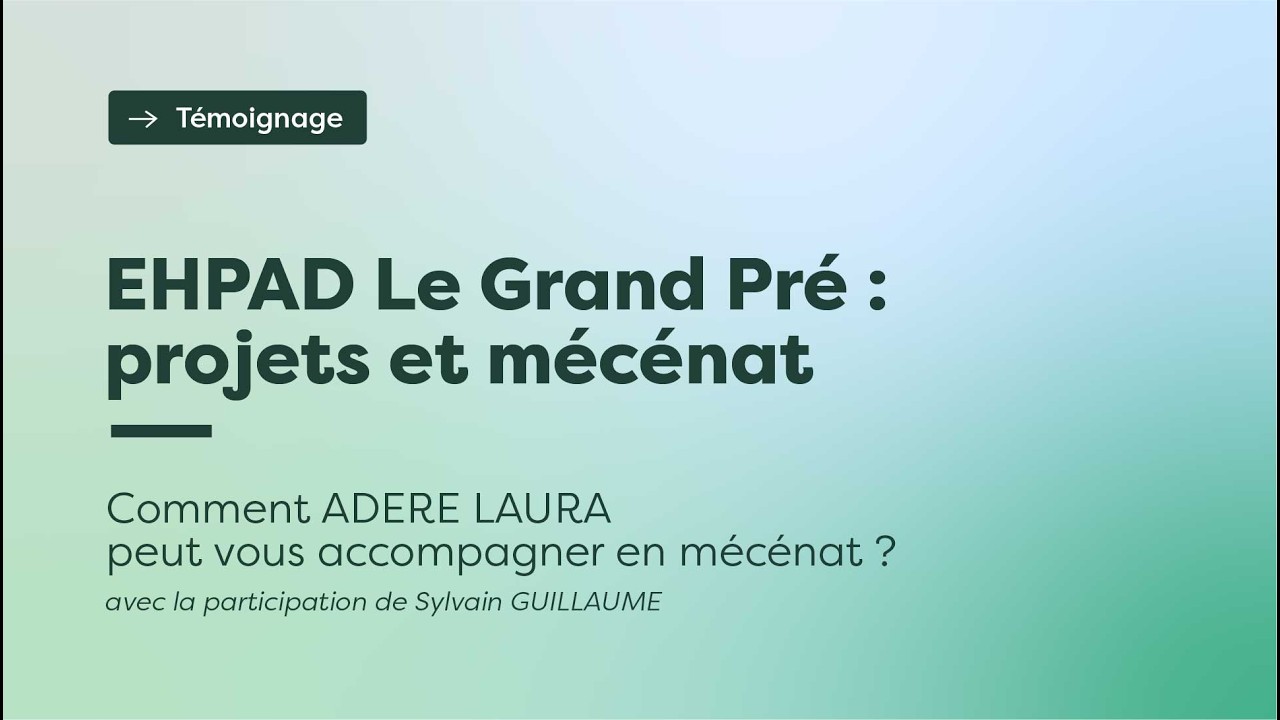 Le mécénat au service de l’innovation en EHPAD