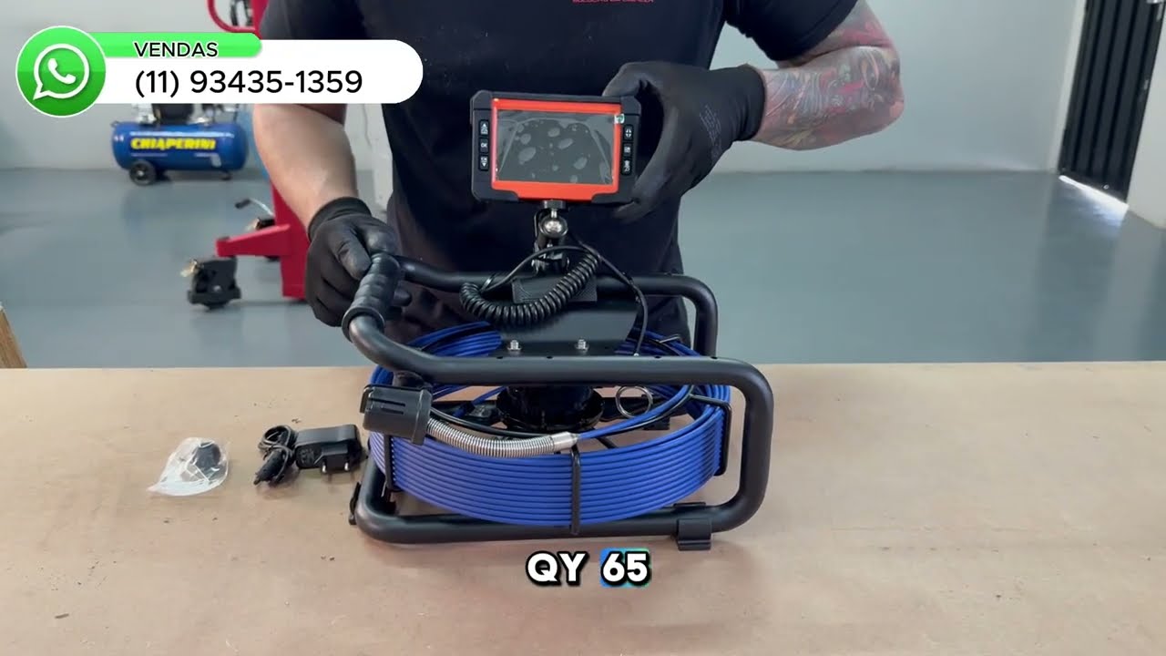 Borosc&oacute;pio Mini C&acirc;mera de Inspe&ccedil;&atilde;o para Tubos pequenos QY-656512