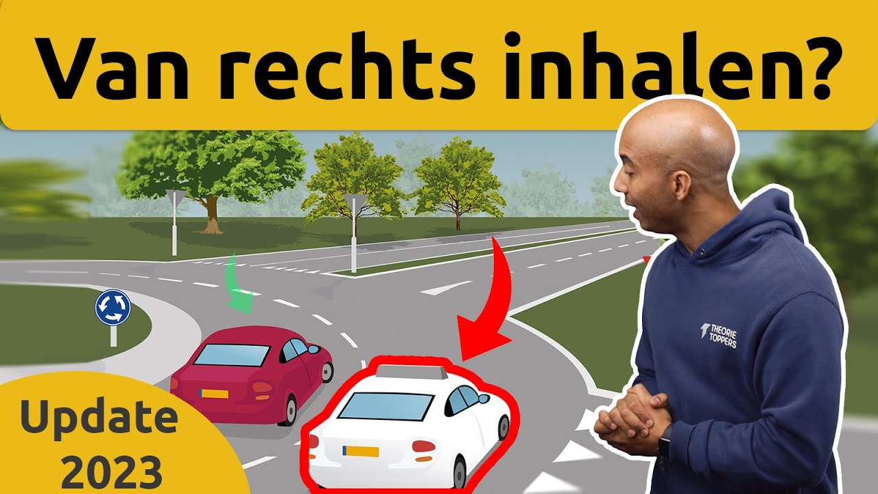 Van rechts inhalen, FRUIT? CBR Auto theorie 2023