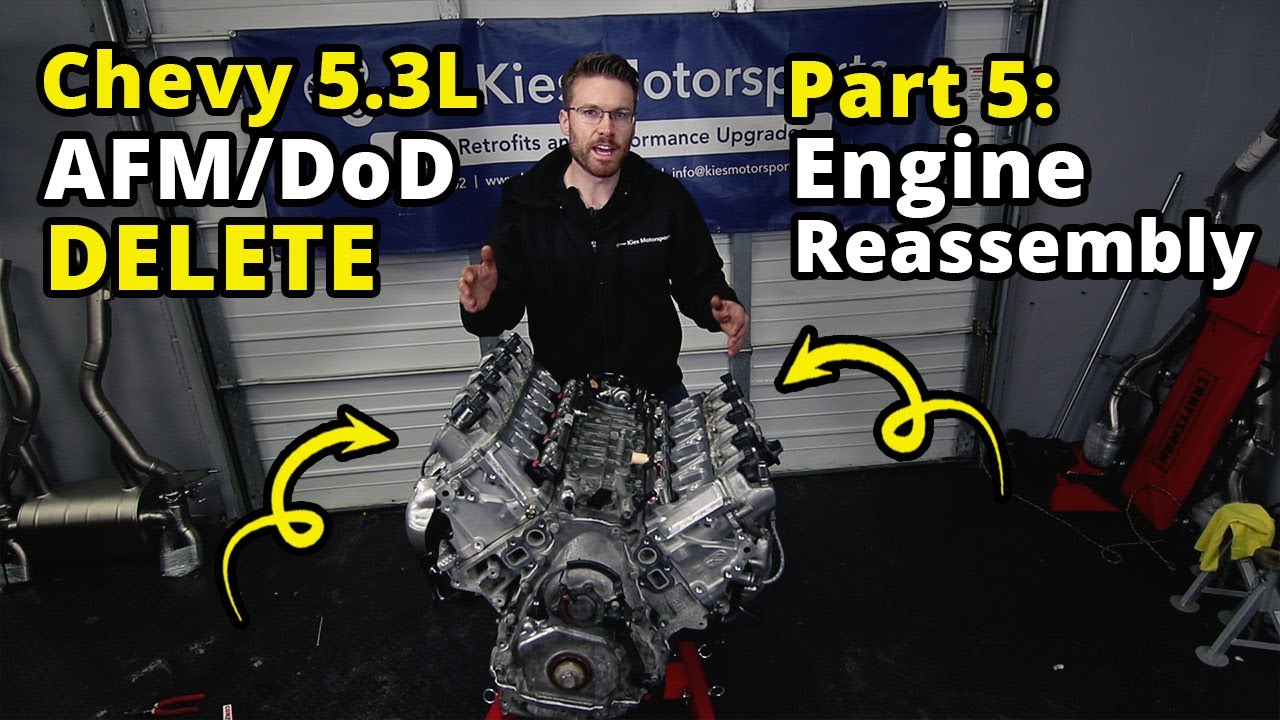 AFM DOD Delete Part 5 - Cam and Head Install and Engine Assembly 5.3L L83 6.2L L86 V8