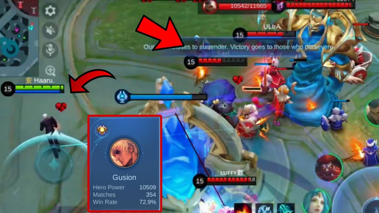 “Can I Defend This BASE!?”🤯 || Gusion Ranked Comeback ||