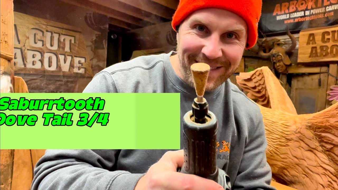 How to Use the Saburrtooth 3/4 Dovetail Burr: Carving Tips for All Levels
