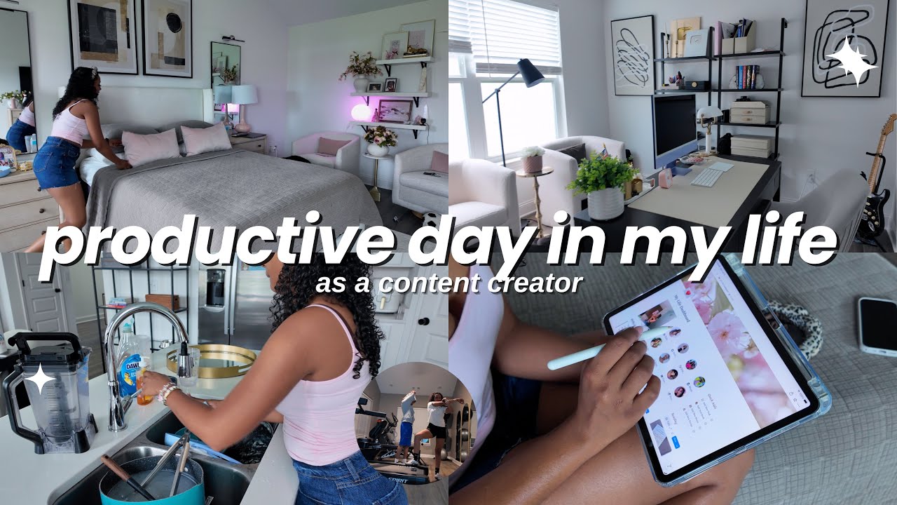 spend a productive day with me | gym, cooking & building new habits