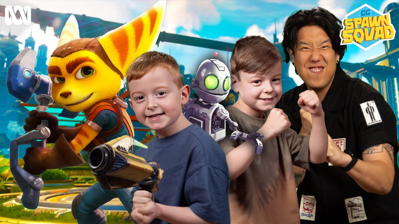The Twins Slam Things in Ratchet & Clank! | GGSS | ABC Big Kids