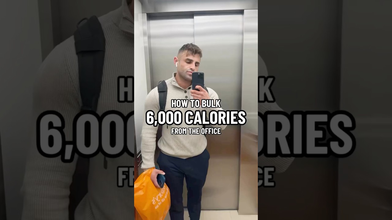 6,000 Calorie Bulking Diet At The Office | How To Bulk