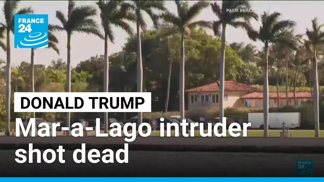 US Secret Service kills armed man trying to access Trump Florida estate &bull; FRANCE 24 English