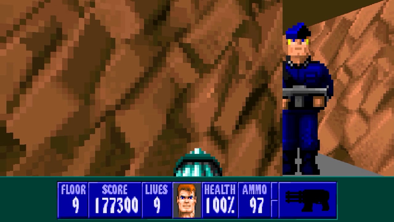 Wolfenstein 3D E6F9 General Fettgesicht Boss