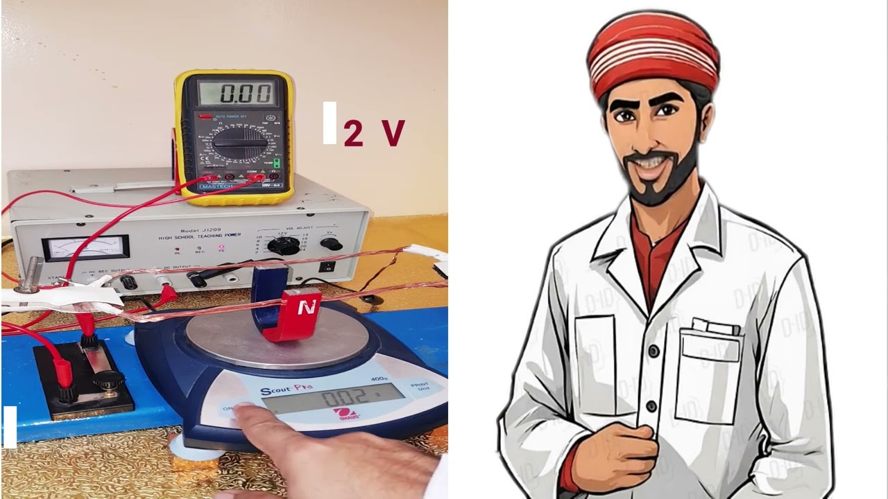 قياس كثافة الفيض المغناطيسي1