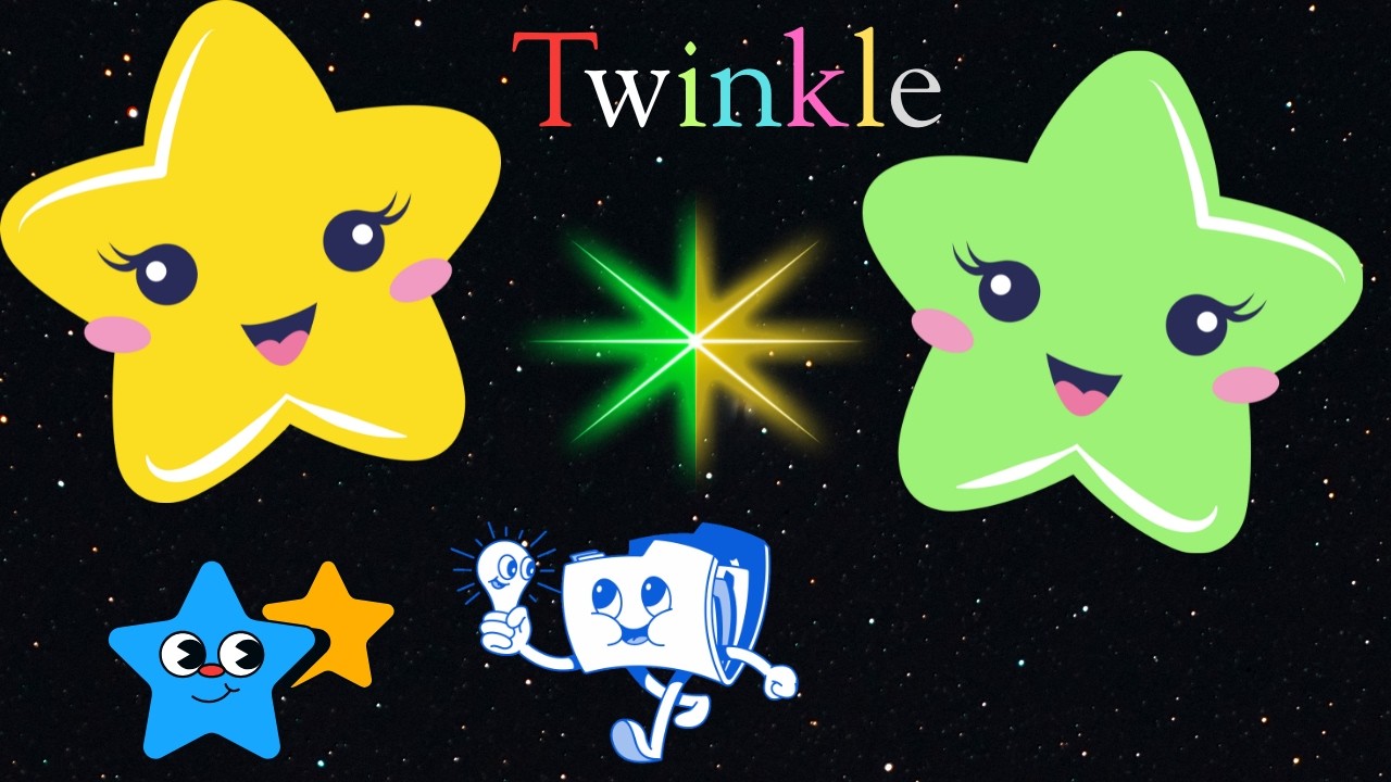 Twinkle Twinkle Little Star 🌙 | Best Nursery Rhyme | Calming Lullaby