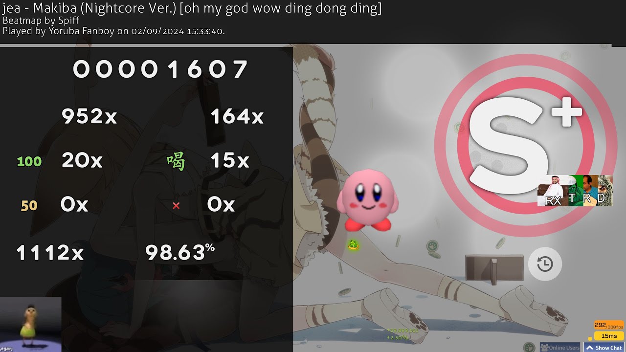1500 SKIP!! | 1607pp on jea -  Makiba (oh my god wow ding dong ding) | sped Kieran