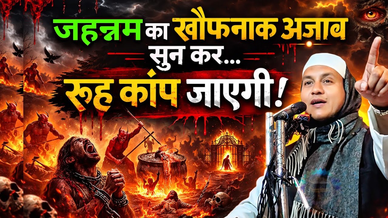 जहन्नम का खौफ नाक अजाब सुन कर रूह कांप जाएगी! By Maulana Hussain salafi ramzan 2026 !