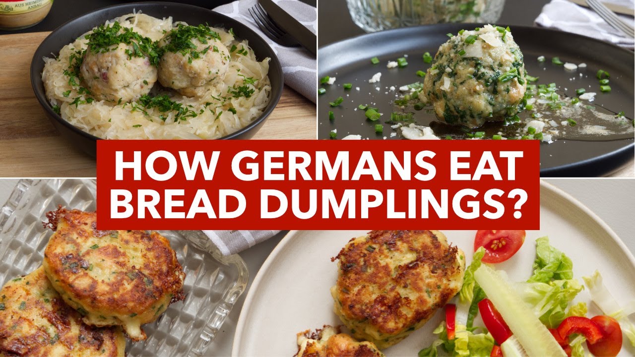 Обзор хлебных клецок: клецки со шпинатом, клецки с сыром и клецки с беконом.