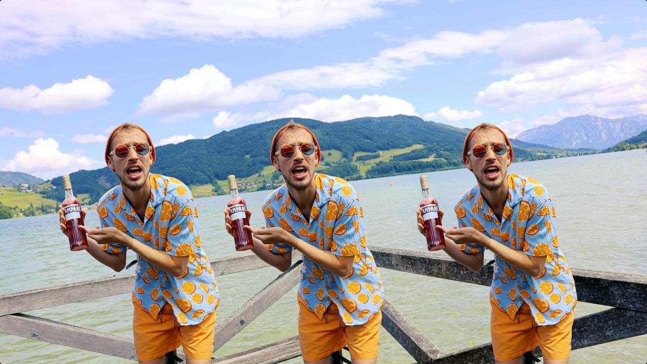 Orangensaft - auf Campari