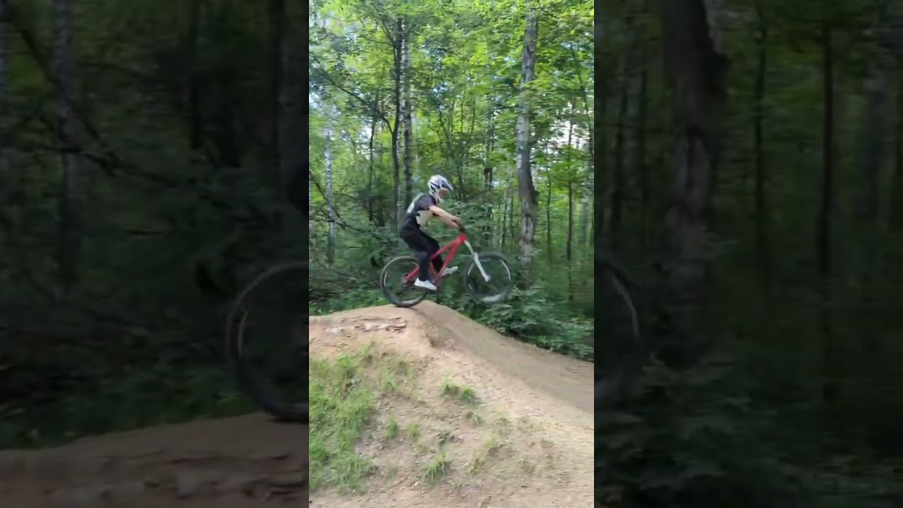 Дерты в сокольниках #mtb #downhill #mountainbike # #дерты #zst