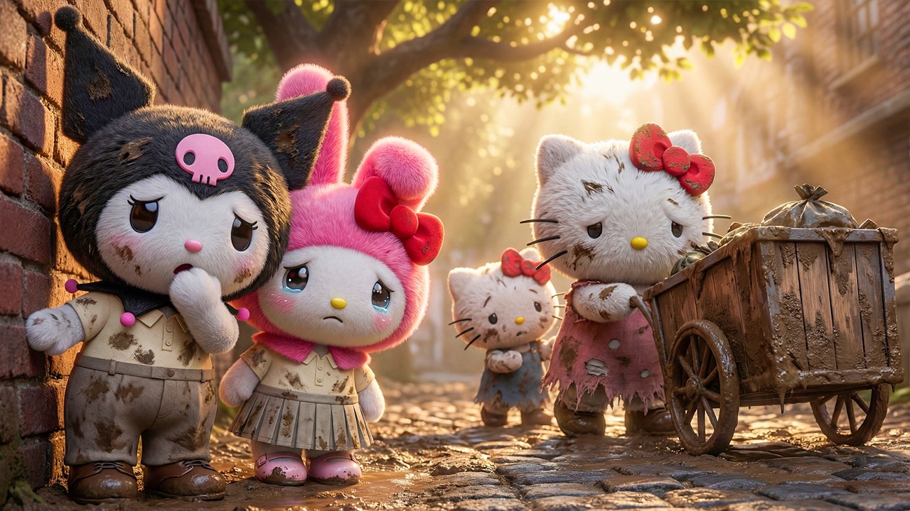 Kuromi and Melody Made Hello Kitty Feel Sad&hellip;😢 But Friendship Brought Them Close Again 💖🌸
