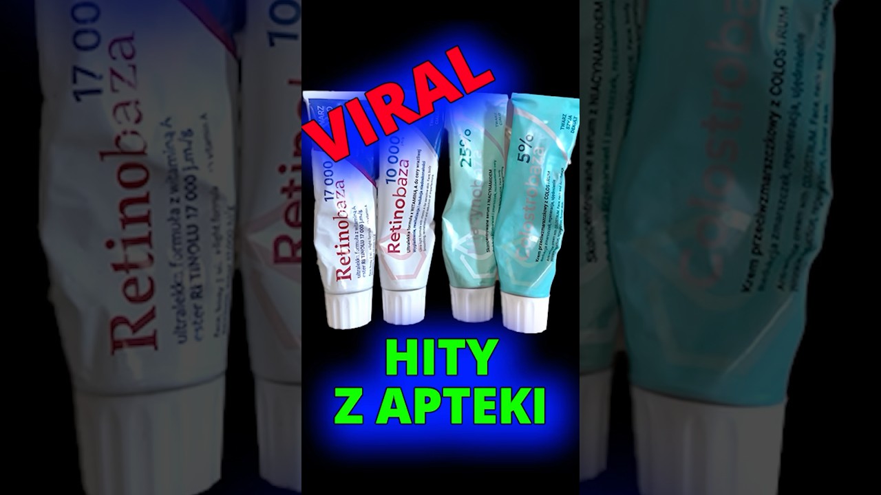 TURBO DZIAŁANIE ZA GROSZE ! retinobaza * niacynobaza * colostrobaza #shorts #apteka #pielęgnacja