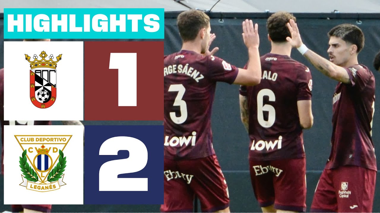 AD CEUTA FC 1 - 2 CD LEGAN&Eacute;S | RESUMEN LALIGA HYPERMOTION