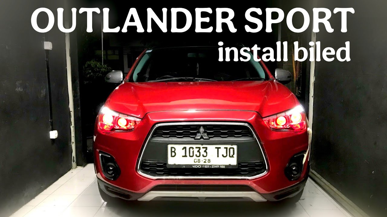 Mitsubishi Outlander 2018 Upgrade Biled Headlamp AES Turbo SE Experience V2 dan Foglamp Vinyx Q4