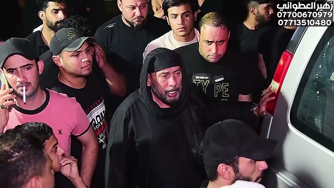 تشيع المرحوم الحاج جبار بقال  اللامي تصوير زهير العطواني و علي العطواني