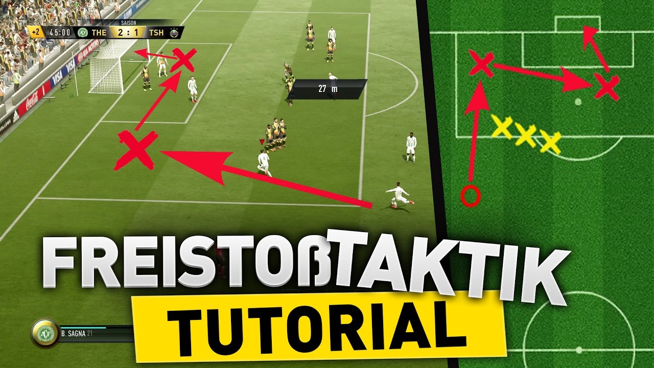 FIFA 17: FREISTOß TAKTIK TUTORIAL 😱😳 MIT DIESER TAKTIK ZERSTÖRT IHR JEDEN GEGNER ! - ULTIMATE TEAM