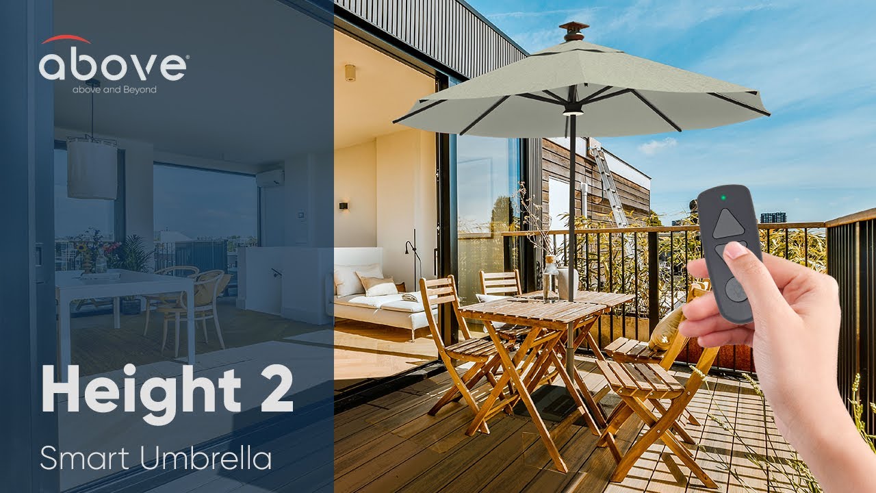 Introducing the Above Height 2 Smart Patio Umbrella