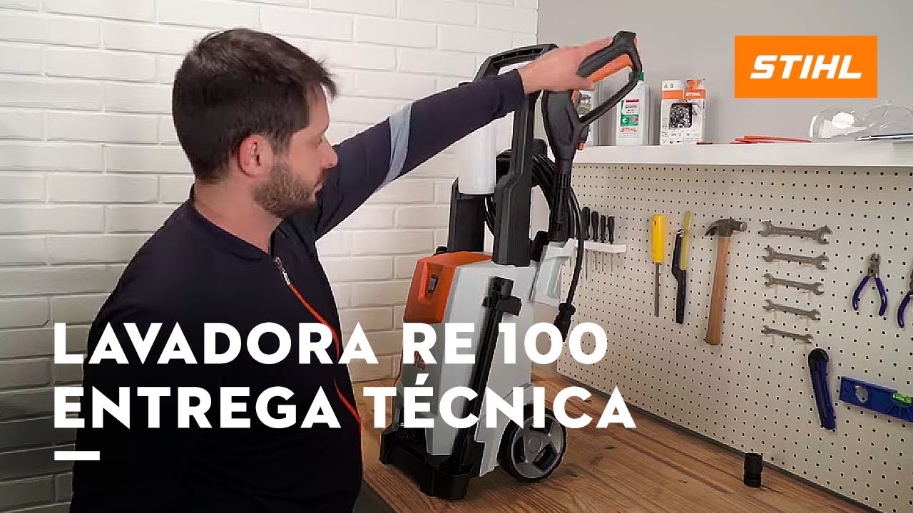 Entrega técnica | Lavadora de alta pressão STIHL RE 100