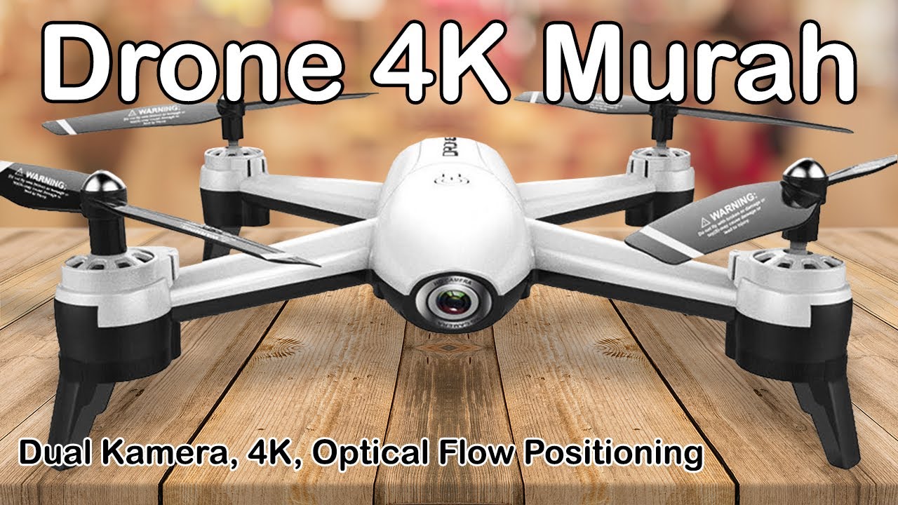 SG106 Drone Dual Kamera Terjangkau 4K + Optical Flow Positioning [Konektivitas+Tes Terbang Outdoor]