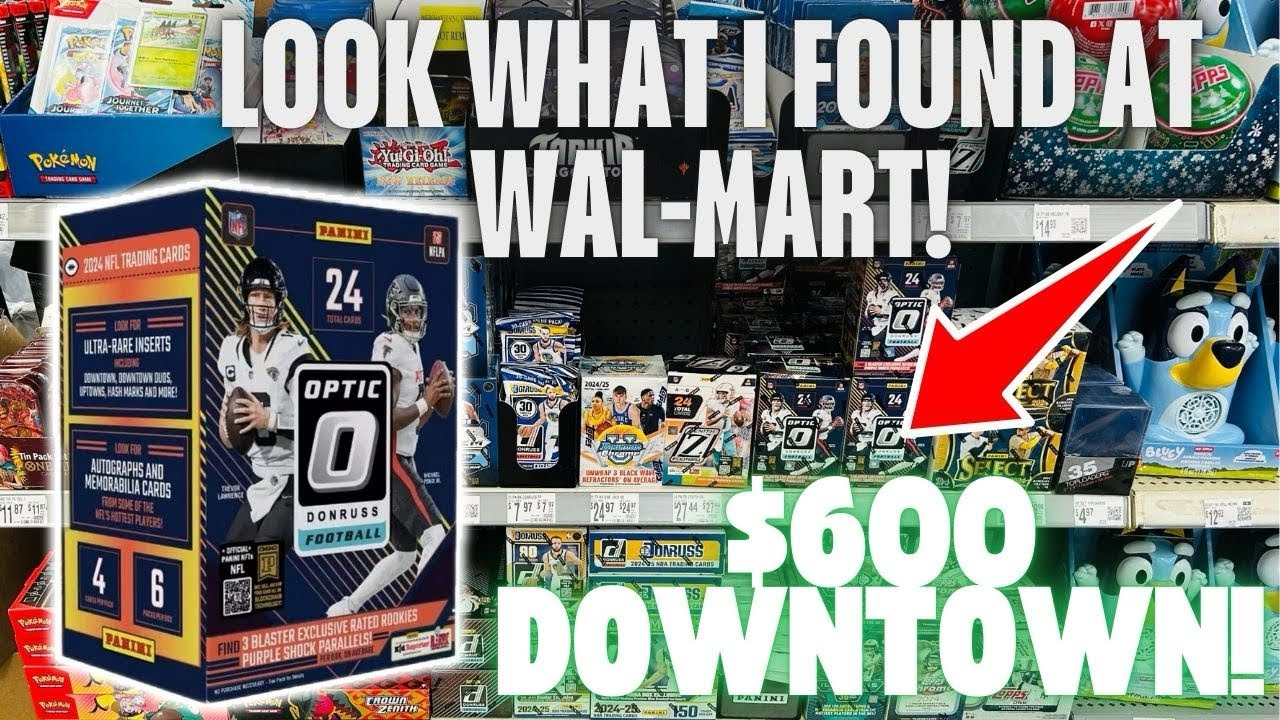 🚨WE WENT DOWNTOWN! 2024 OPTIC 🏈 BLASTER (WALMART EXCLUSIVE) BEST PRODUCT EVER MADE?!