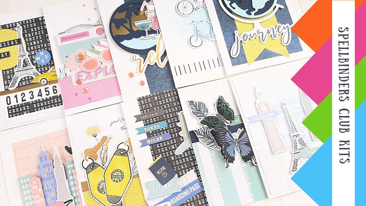 10 Cards - 1 Kit | Spellbinders | Card Kit of the Month | Aug 2020 | By Tina Smith