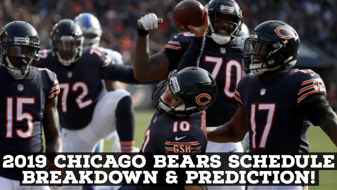 Chicago Bears Full 2019 Schedule Breakdown & Record Prediction!