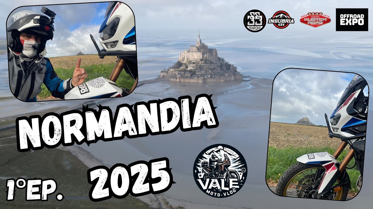 Normandia 2025 - L'avventura verso Mont Saint Michel - Ep. 1 by Vale Motovlog