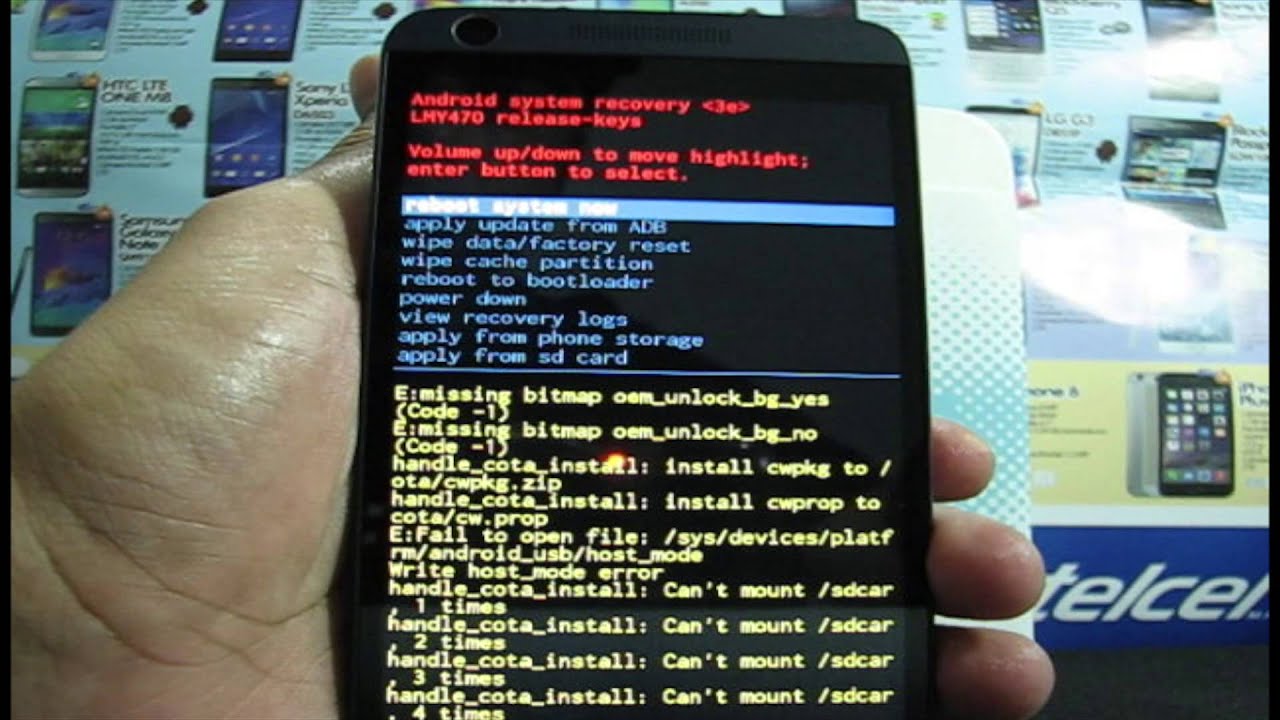 HTC Desire 626s HARD RESET